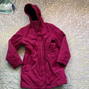 L.L. Bean Women's red Hooded Jacket XL